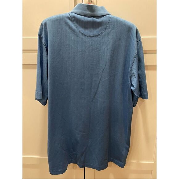 Tiger Woods Collection The River Course at Queenstown Harbor Dri-Fit Polo Sz L - Picture 4 of 8